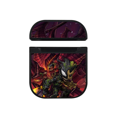 Groot Merger with The Monster Apple Airpods Case Black