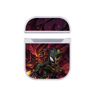 Groot Merger with The Monster Apple Airpods Case White