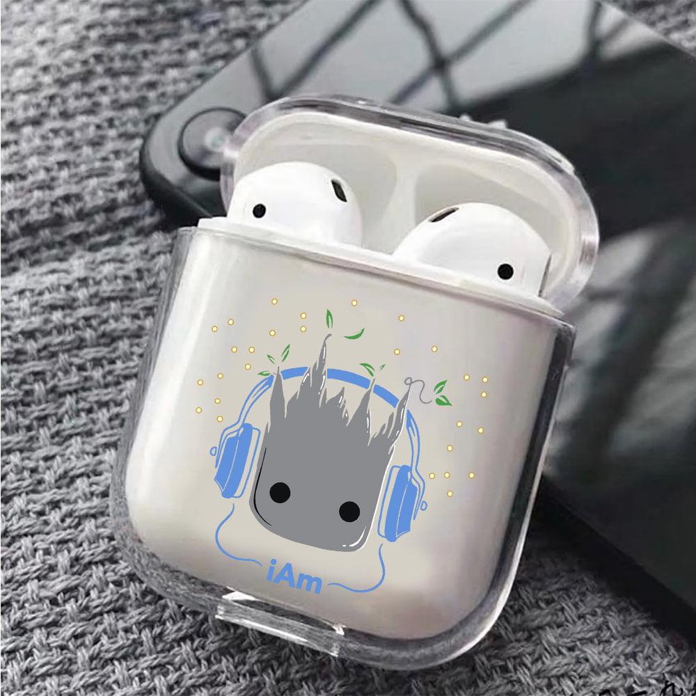 Grooth Music Code Apple Airpods Clear Case