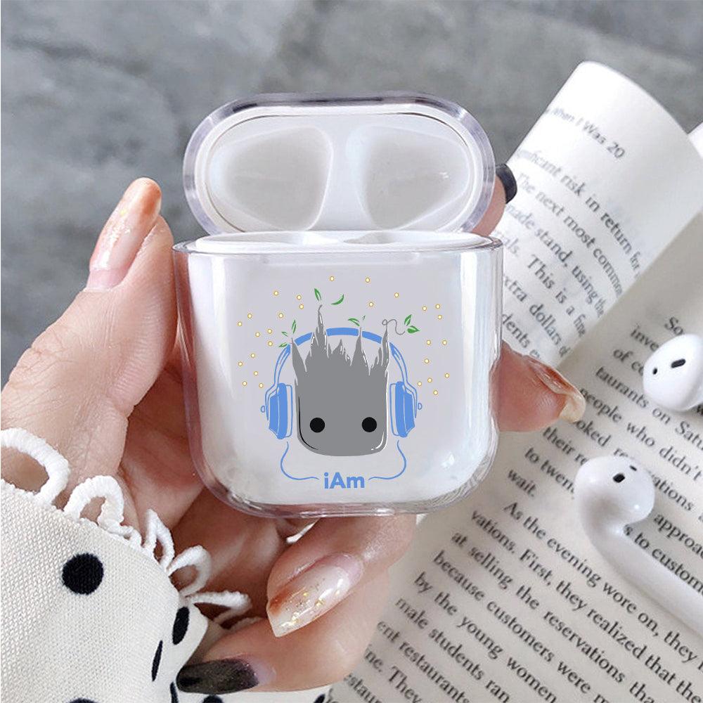 Grooth Music Code Apple Airpods Clear Case