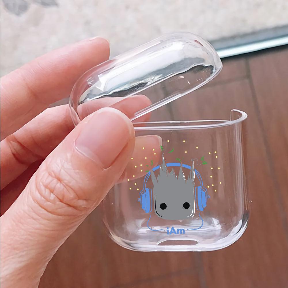 Grooth Music Code Apple Airpods Clear Case