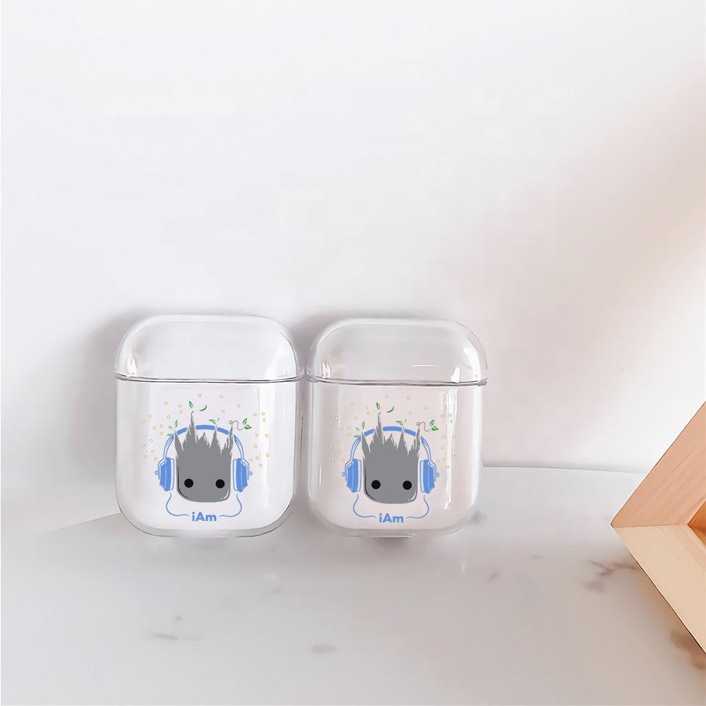 Grooth Music Code Apple Airpods Clear Case