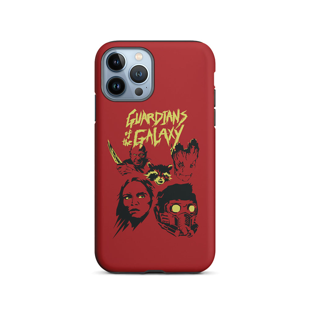 Guardians of The Galaxy Five Silhouette iPhone 14 Pro Max Case