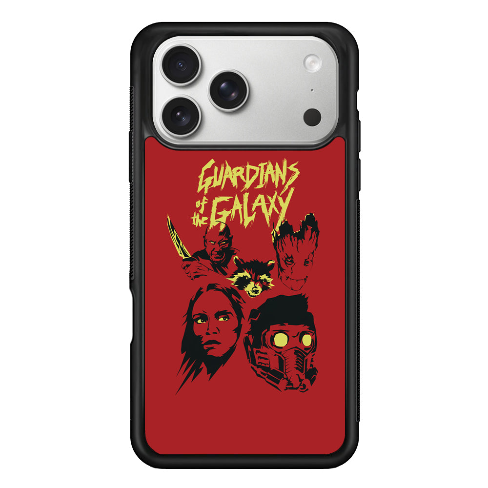 Guardians of The Galaxy Five Silhouette iPhone 17 Pro Max Case