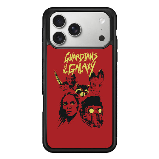 Guardians of The Galaxy Five Silhouette iPhone 17 Pro Max Case