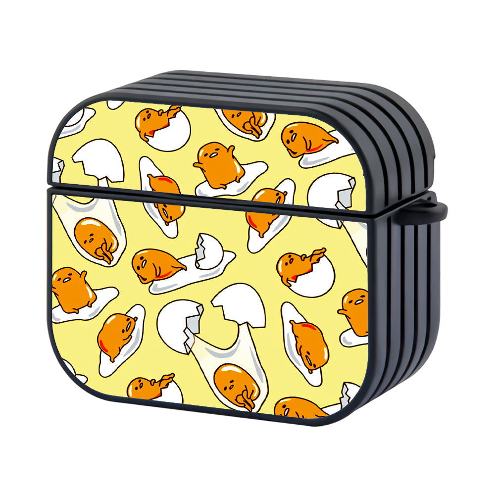 Gudetama Cracked Eggs Doodle Apple Airpods 4 Case