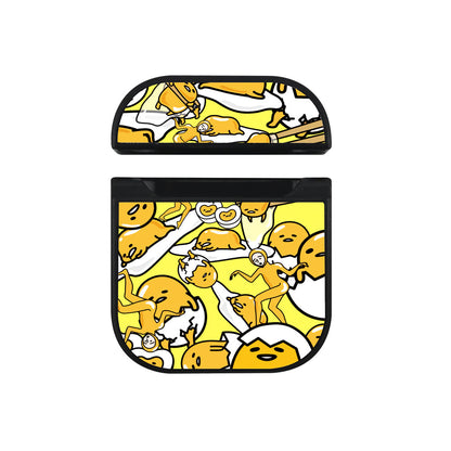 Gudetama Lazy Daily Apple Airpods Case Black