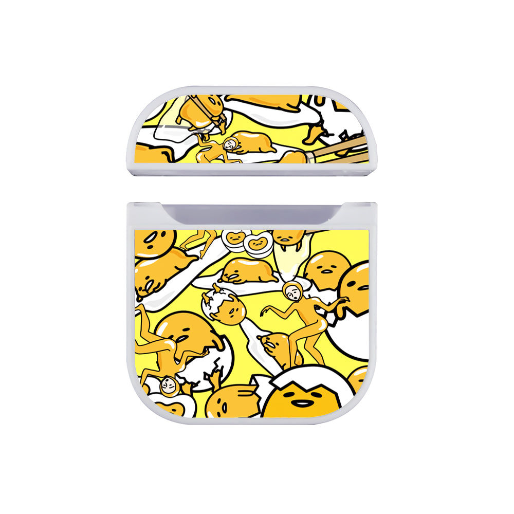 Gudetama Lazy Daily Apple Airpods Case White