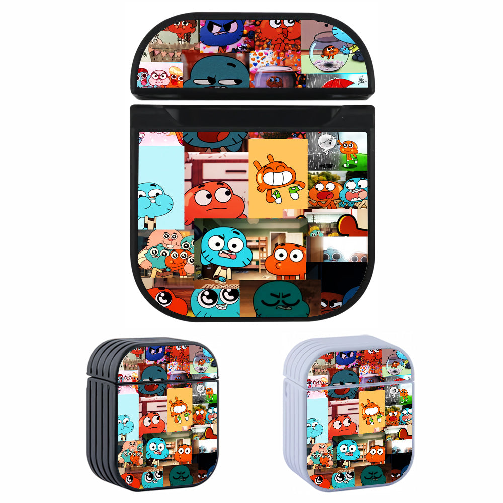 Gumball And Darwin Aesthetic Collage Apple Airpods Case