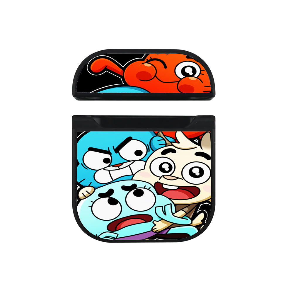 Gumball And Friends Apple Airpods Case Black
