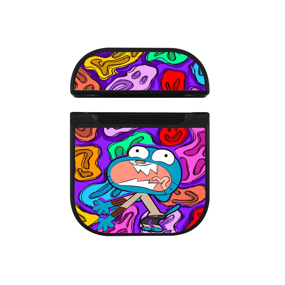 Gumball Big Panic Screams Apple Airpods Case Black
