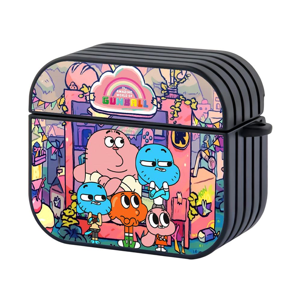 Gumball Family Night Vacation Apple Airpods 3 Case Black