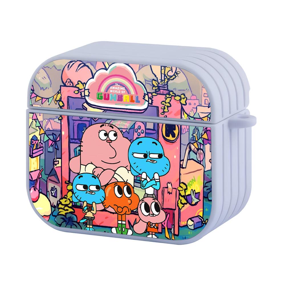 Gumball Family Night Vacation Apple Airpods 3 Case White