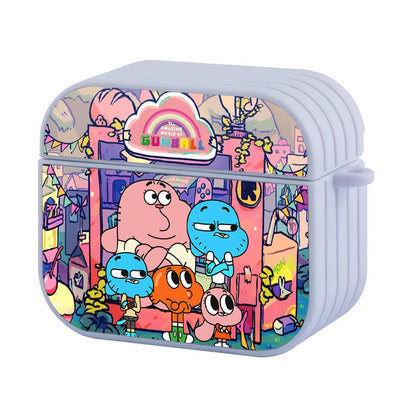 Gumball Family Night Vacation Apple Airpods 4 Case White