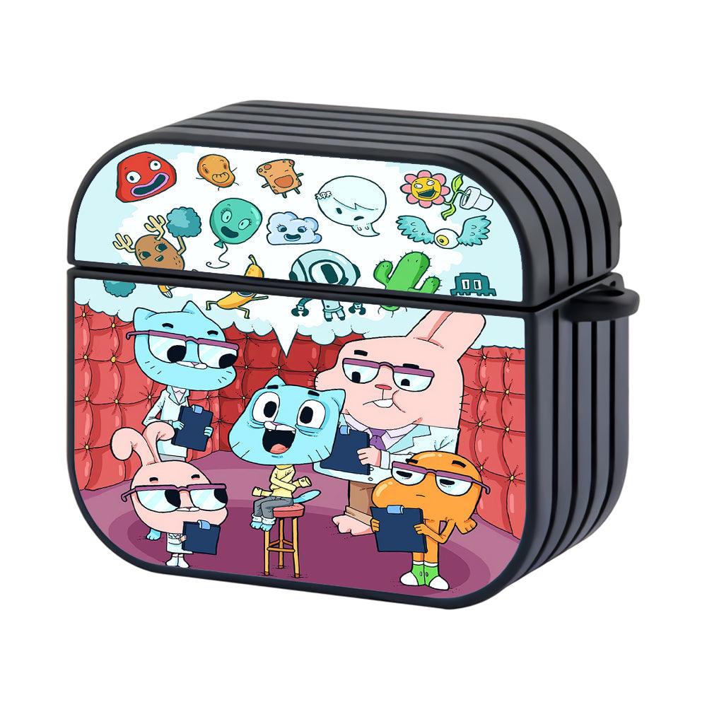 Gumball Is Being Interrogated Apple Airpods 4 Case Black