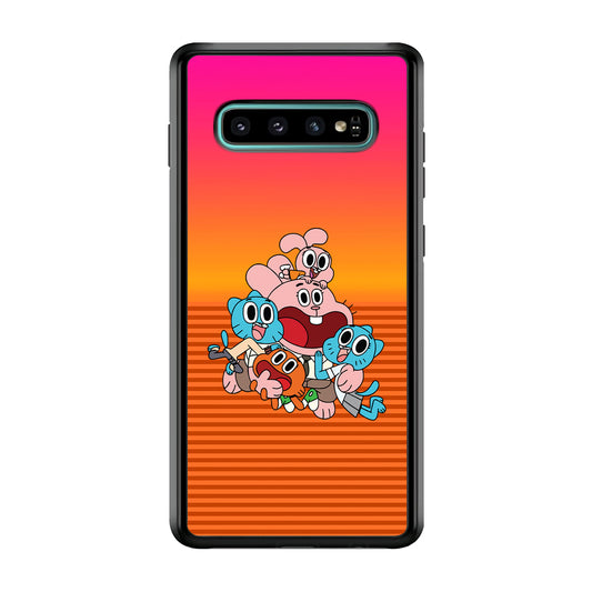 Gumball Scream on Happiness Samsung Galaxy S10 Plus Case