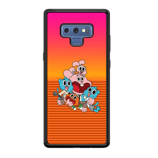 Gumball Scream on Happiness Samsung Galaxy Note 9 Case