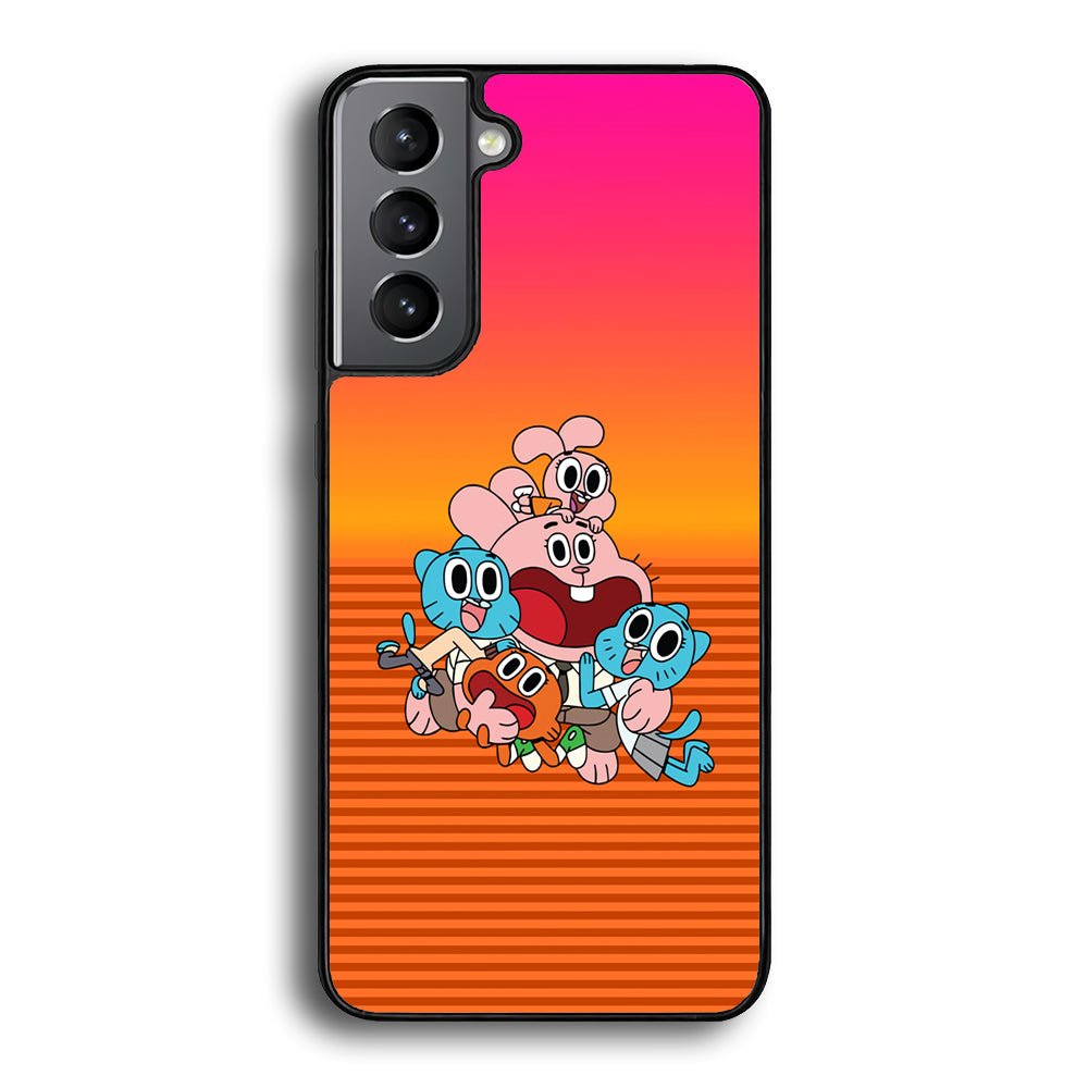 Gumball Scream on Happiness Samsung Galaxy S21 Plus Case - Carneyforia