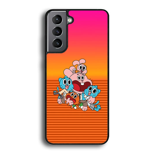 Gumball Scream on Happiness Samsung Galaxy S21 Plus Case - Carneyforia