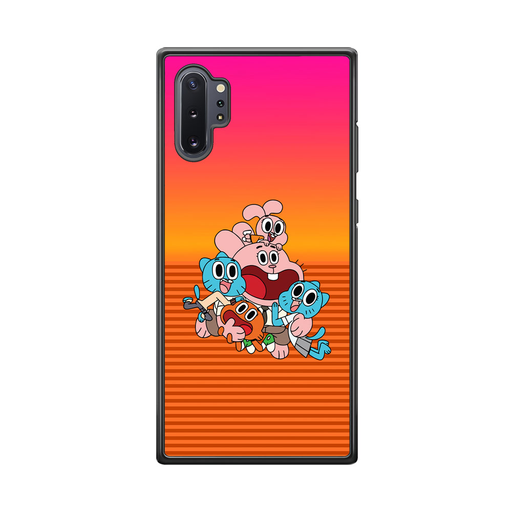 Gumball Scream on Happiness Samsung Galaxy Note 10 Plus Case