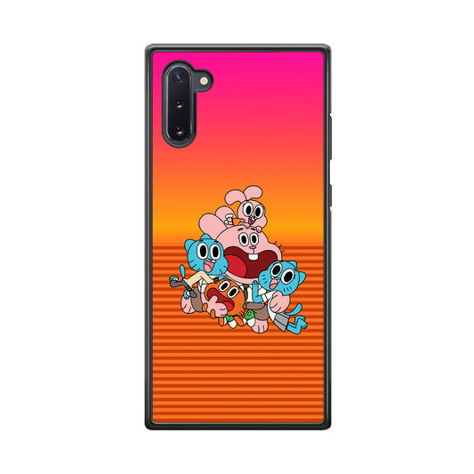 Gumball Scream on Happiness Samsung Galaxy Note 10 Case