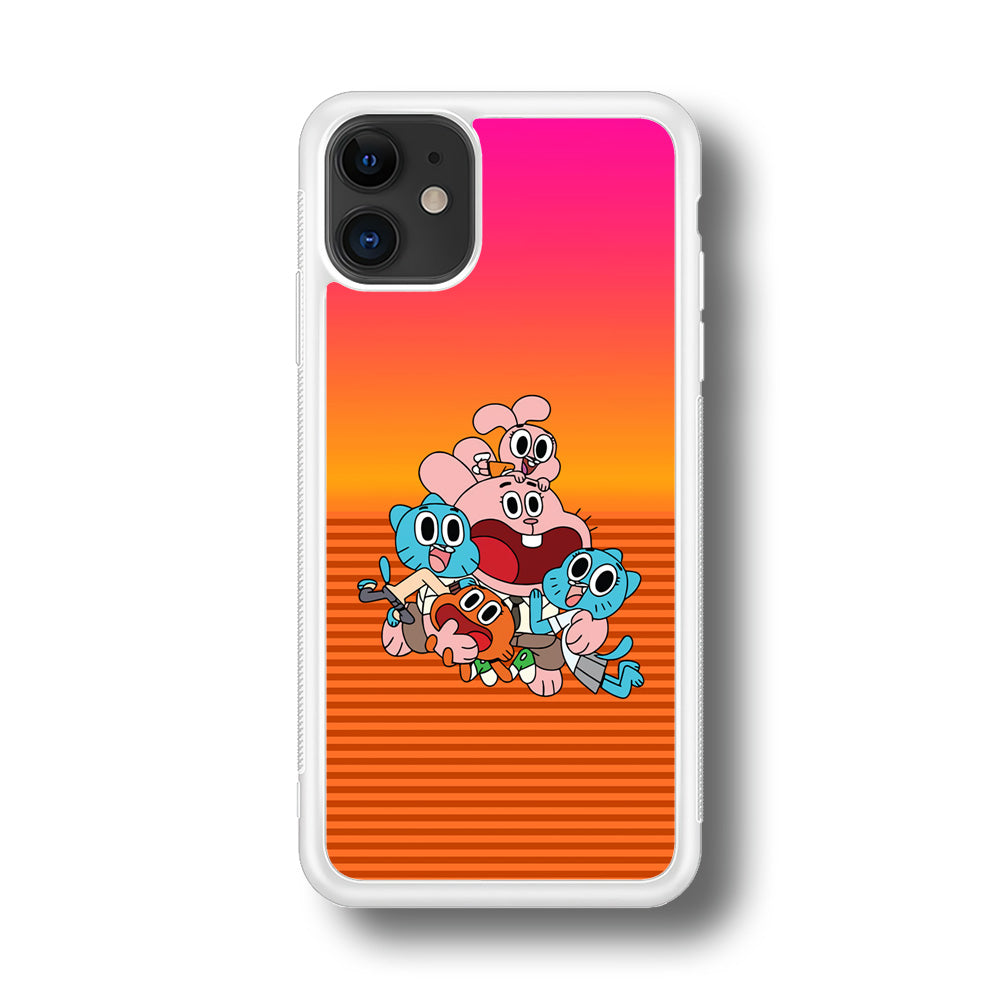 Gumball Scream on Happiness iPhone 11 Case