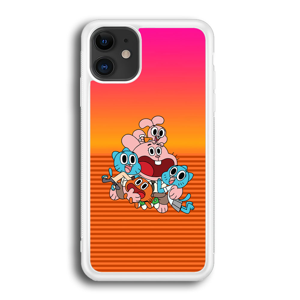 Gumball Scream on Happiness iPhone 12 Case