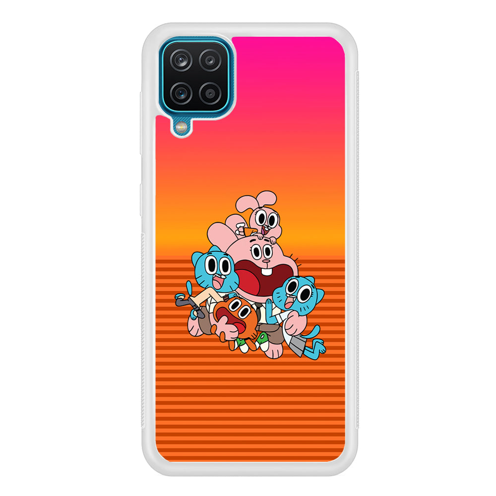 Gumball Scream on Happiness Samsung Galaxy A12 Case