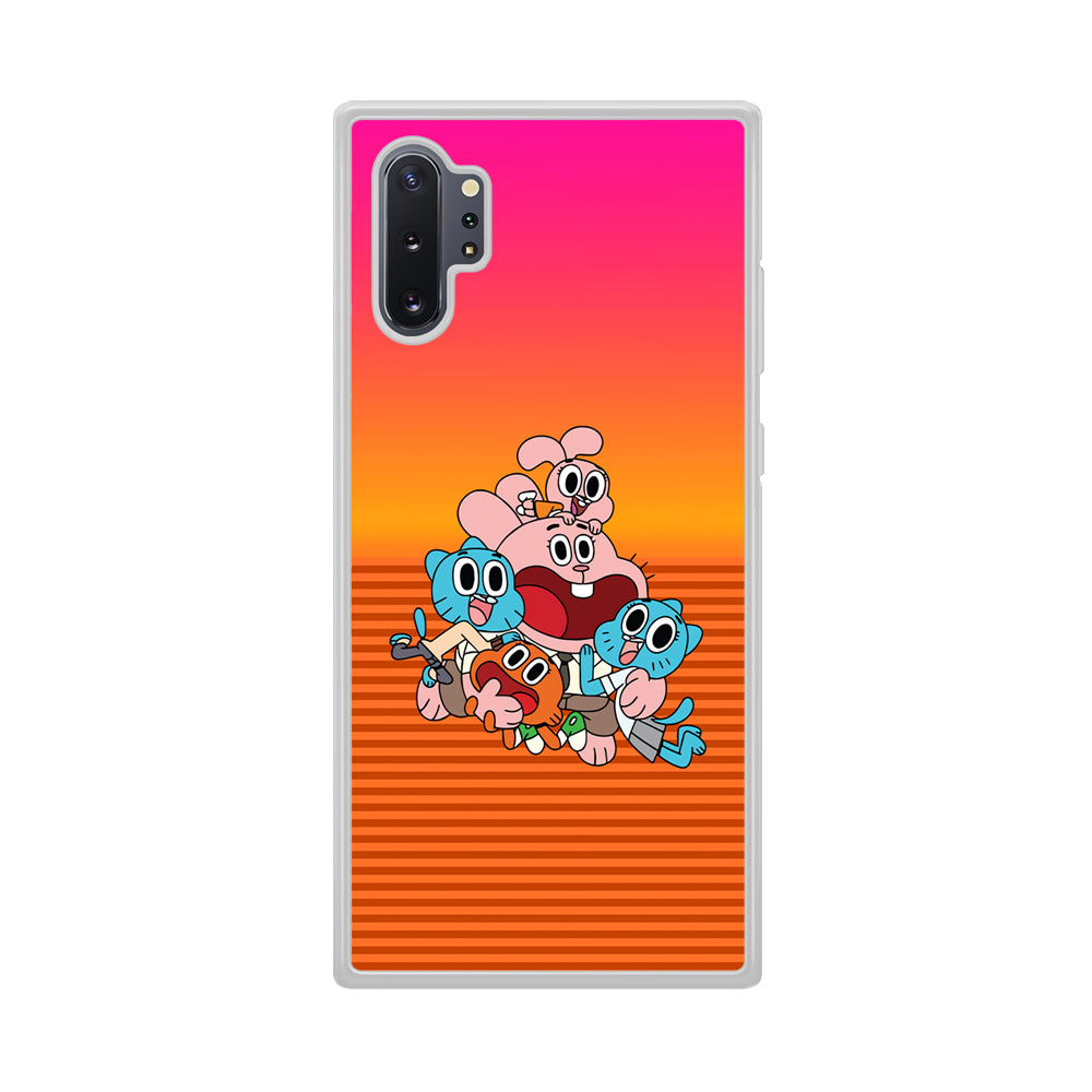 Gumball Scream on Happiness Samsung Galaxy Note 10 Plus Case