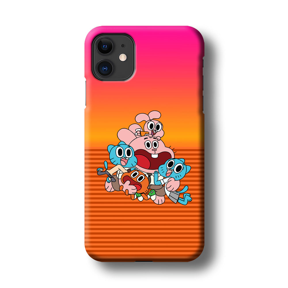 Gumball Scream on Happiness iPhone 11 Case