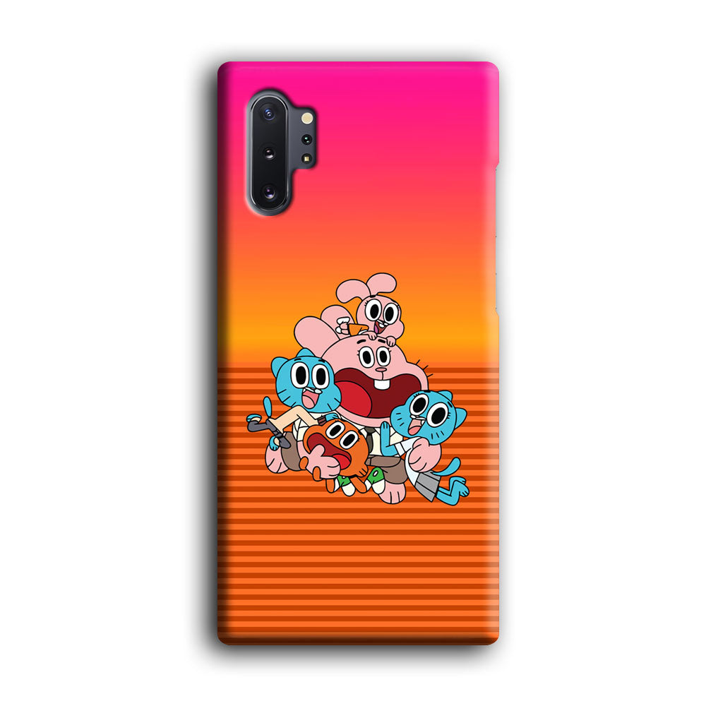 Gumball Scream on Happiness Samsung Galaxy Note 10 Plus Case