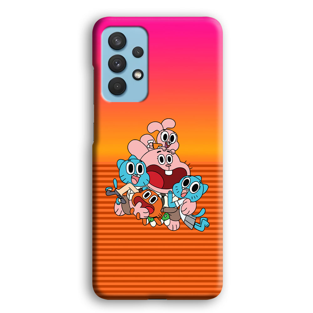 Gumball Scream on Happiness Samsung Galaxy A32 Case