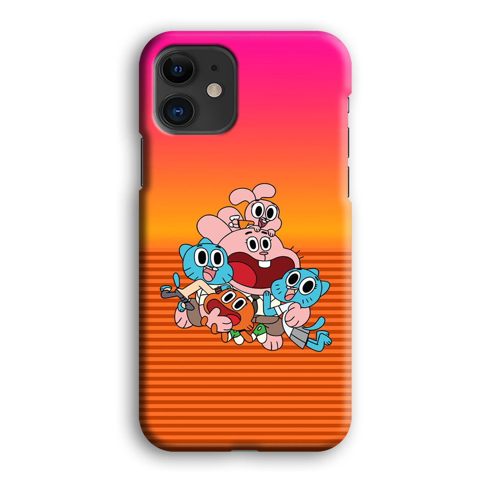 Gumball Scream on Happiness iPhone 12 Case