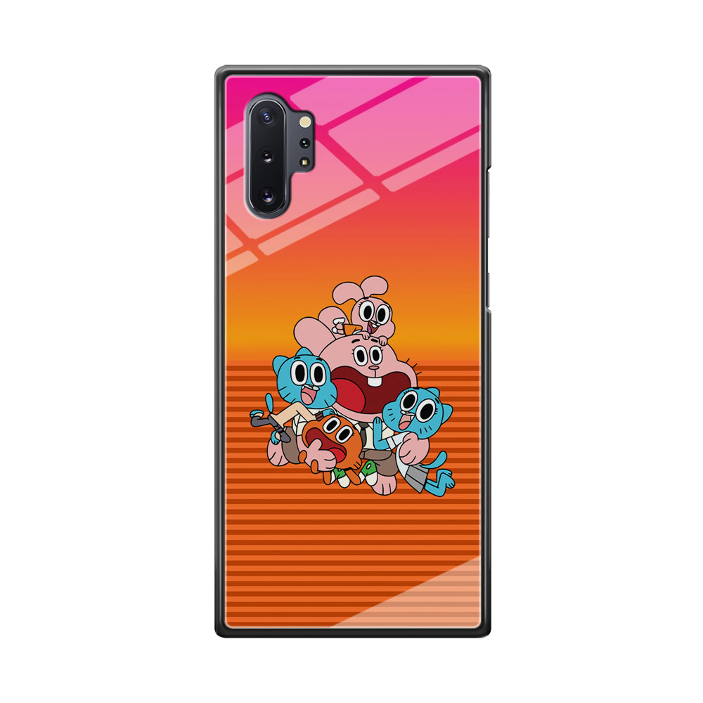 Gumball Scream on Happiness Samsung Galaxy Note 10 Plus Case