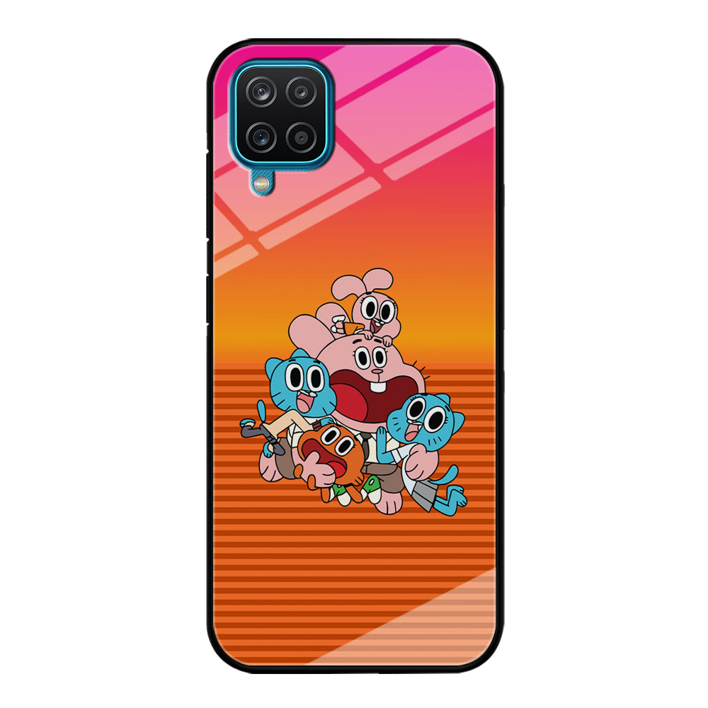 Gumball Scream on Happiness Samsung Galaxy A12 Case