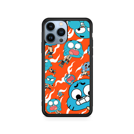 Gumball Shock Face iPhone 14 Pro Case