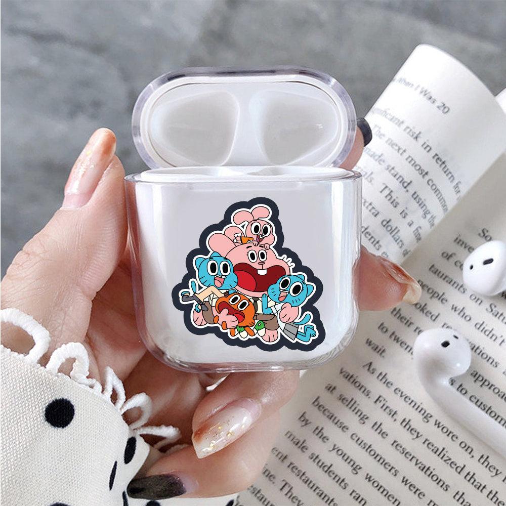 Gumball Watterson Family Apple Airpods Clear Case