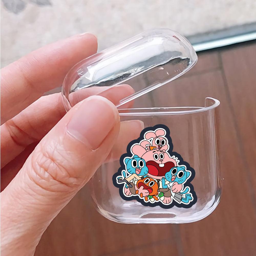 Gumball Watterson Family Apple Airpods Clear Case