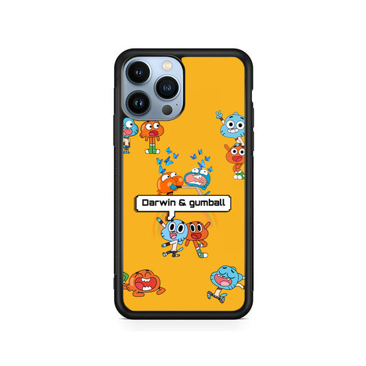 Gumball and Darwin iPhone 14 Pro Case