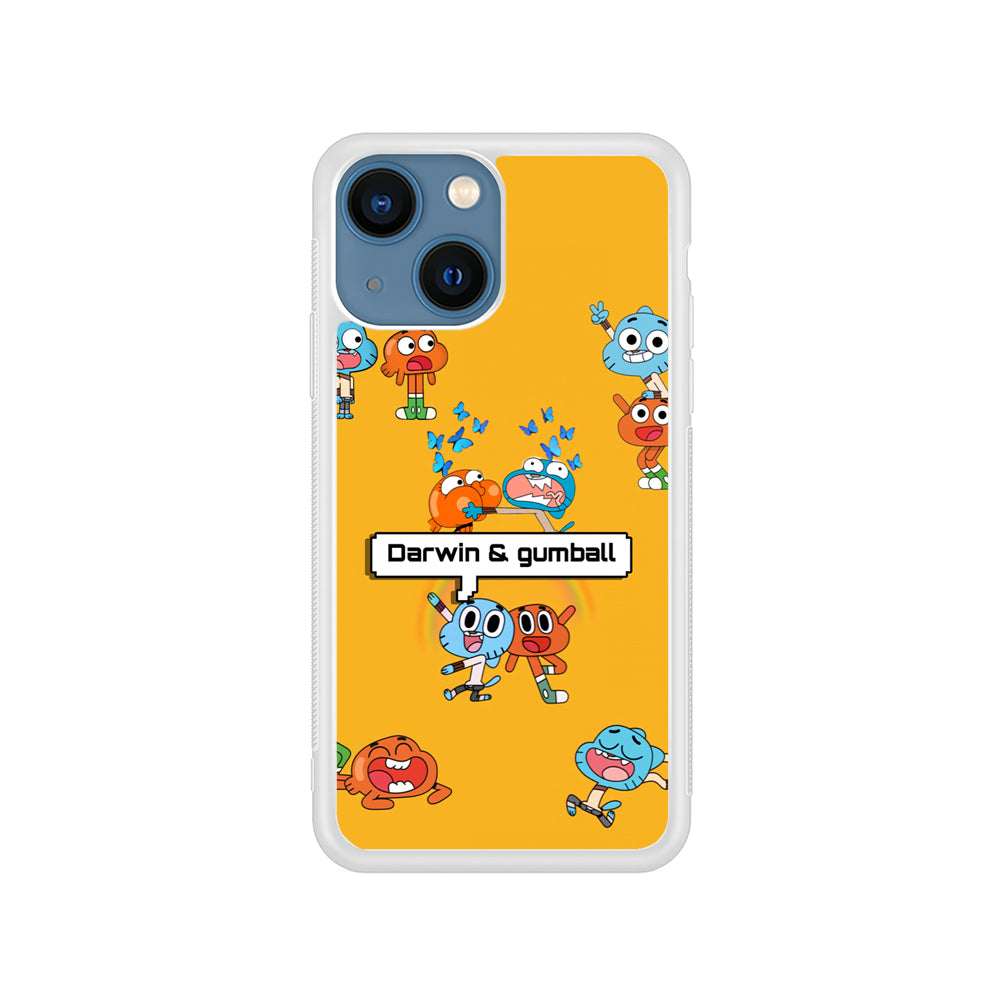 Gumball and Darwin iPhone 15 Case