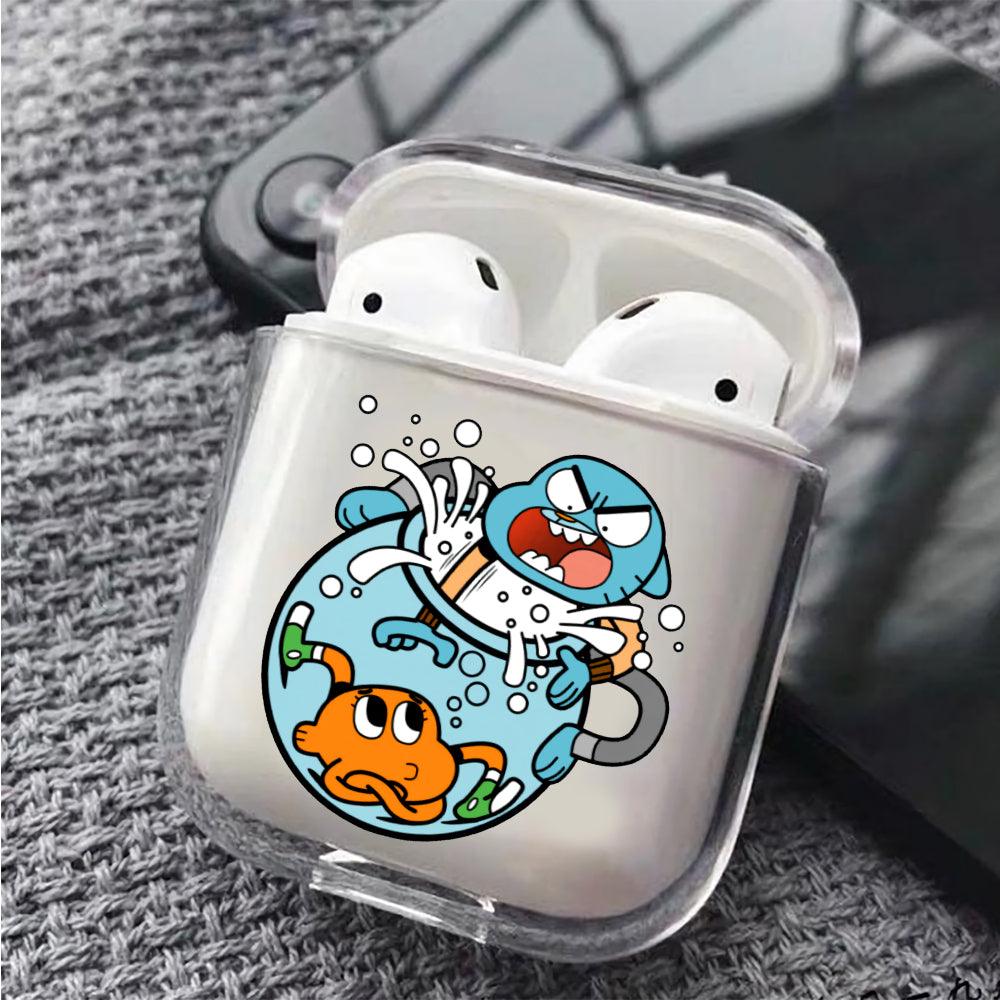 Gumball and Darwin Brotherhood Apple Airpods Clear Case