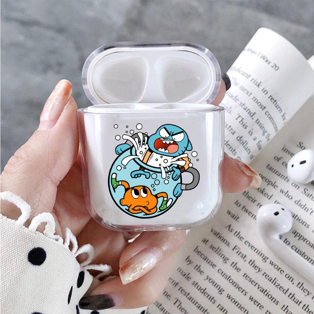 Gumball and Darwin Brotherhood Apple Airpods Clear Case
