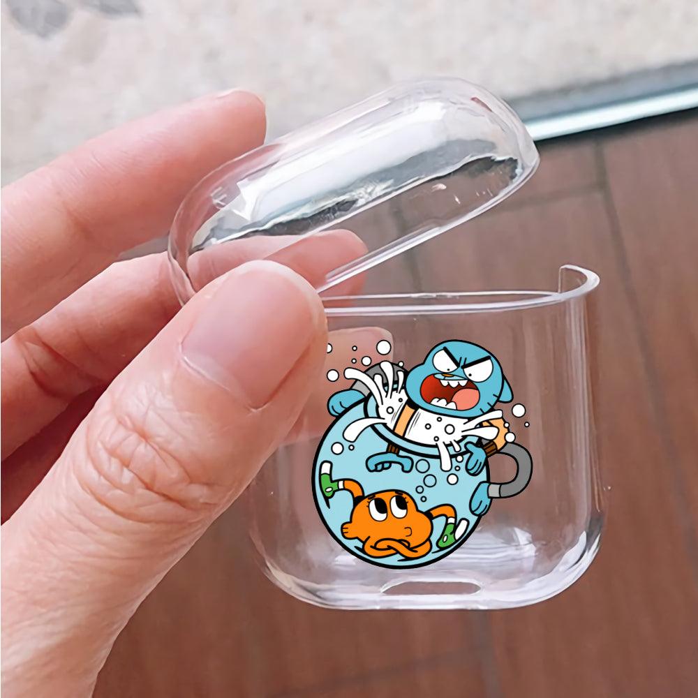 Gumball and Darwin Brotherhood Apple Airpods Clear Case