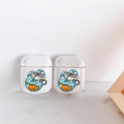 Gumball and Darwin Brotherhood Apple Airpods Clear Case