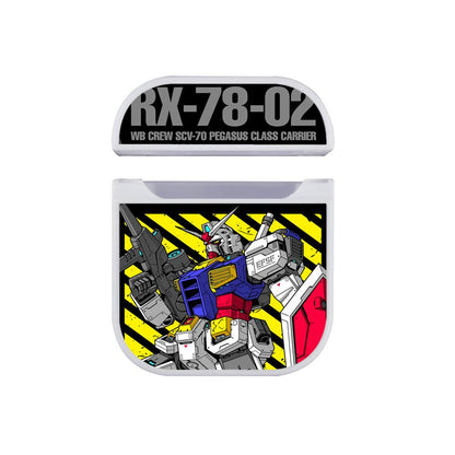 Gundam Battle Force Pegasus Class Apple Airpods Case White
