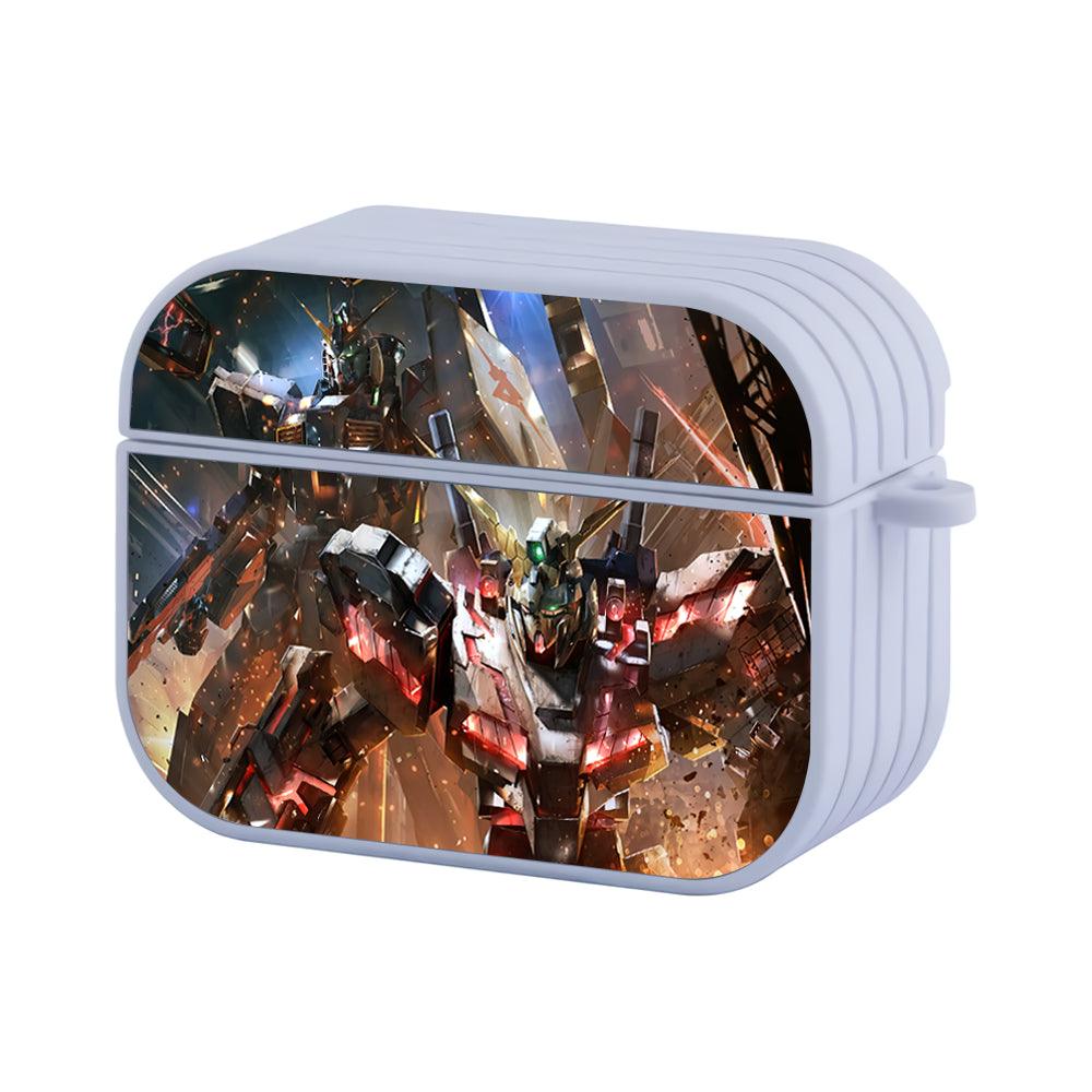 Gundam Burning The City Apple Airpods Pro Case White