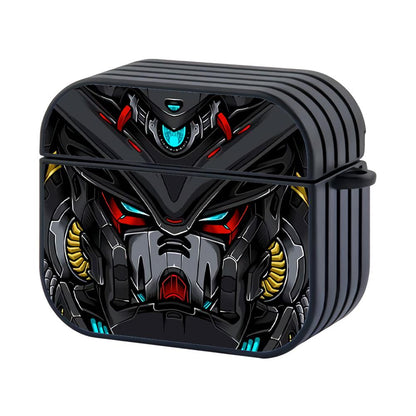Gundam Head Black Apple Airpods 3 Case Black