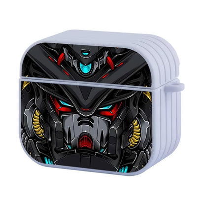 Gundam Head Black Apple Airpods 4 Case White