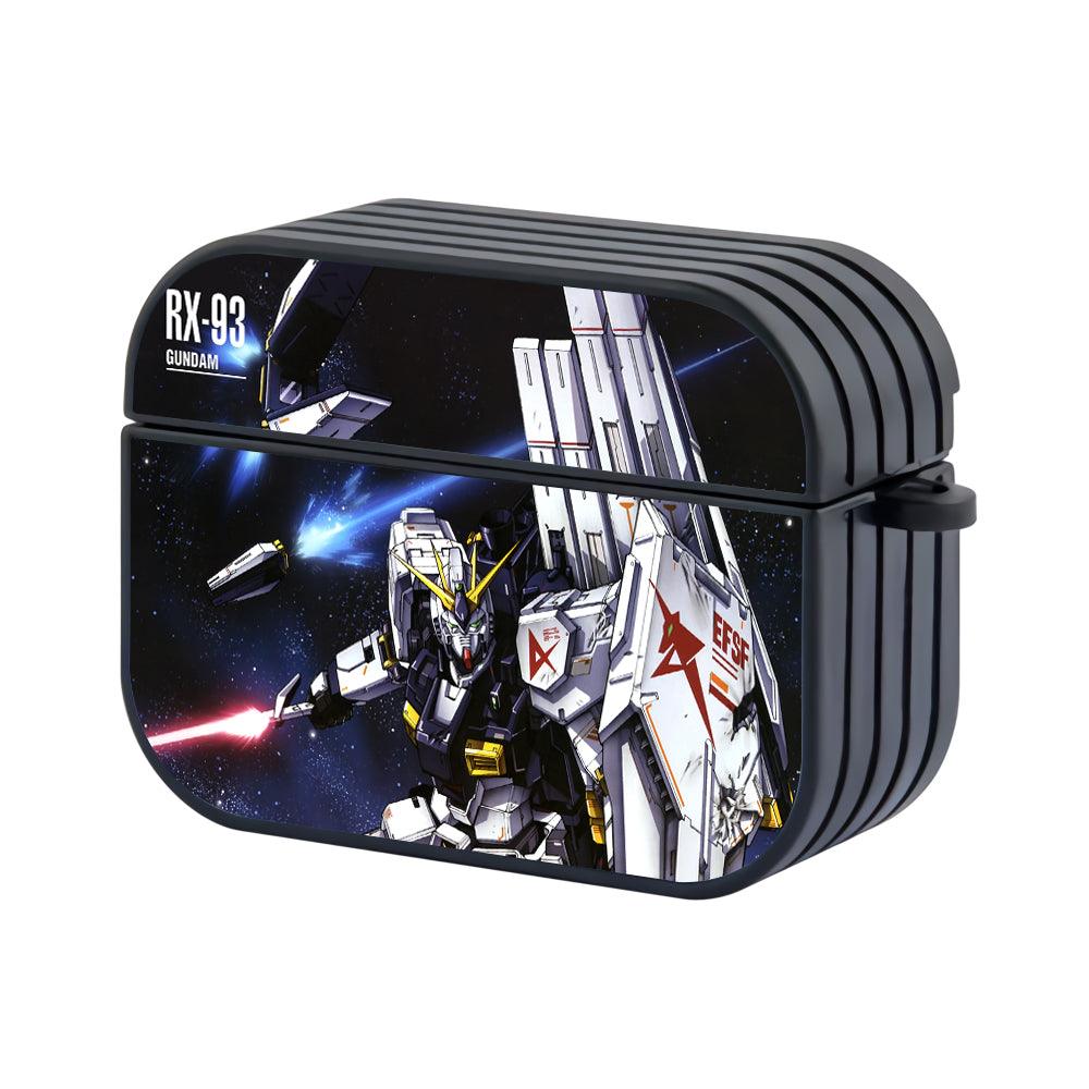 Gundam RX 93 Fight Over The Space Apple Airpods Pro Case Black