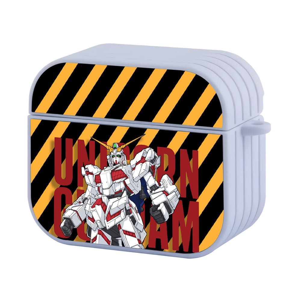 Gundam Unicorn Bold of Danger Apple Airpods 3 Case White